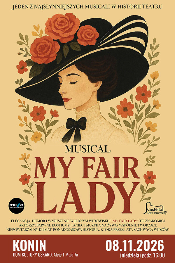 My Fair Lady - Musical, plakat wydarzenia