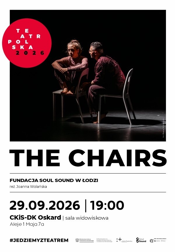 Teatr Polska 2026:„The Chairs”, plakat wydarzenia