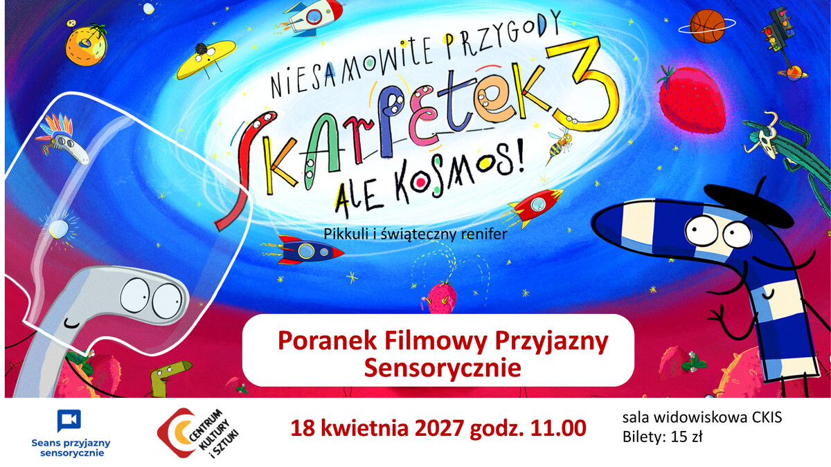 Niesamowite przygody skarpetek 3, plakat wydarzenia