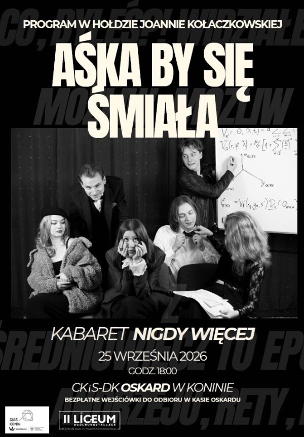 „Aśka by się śmiała”. Program w hołdzie Joannie Kołaczkowskiej