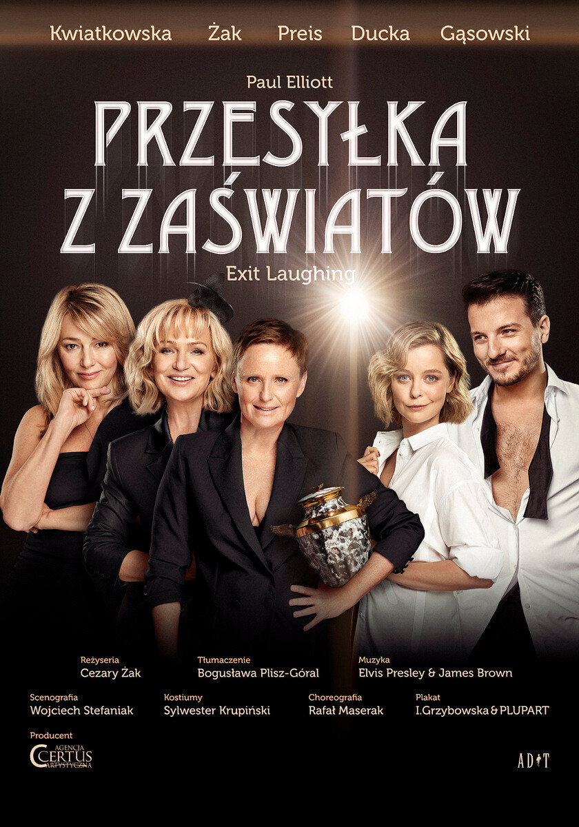 "Przesyłka z Zaświatów" Agencja Certus, plakat wydarzenia