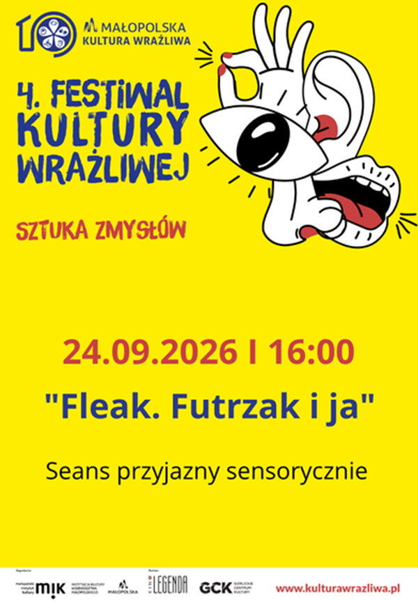 Małopolska. Kultura Wrażliwa: FLEAK. FUTRZAK I JA, plakat wydarzenia