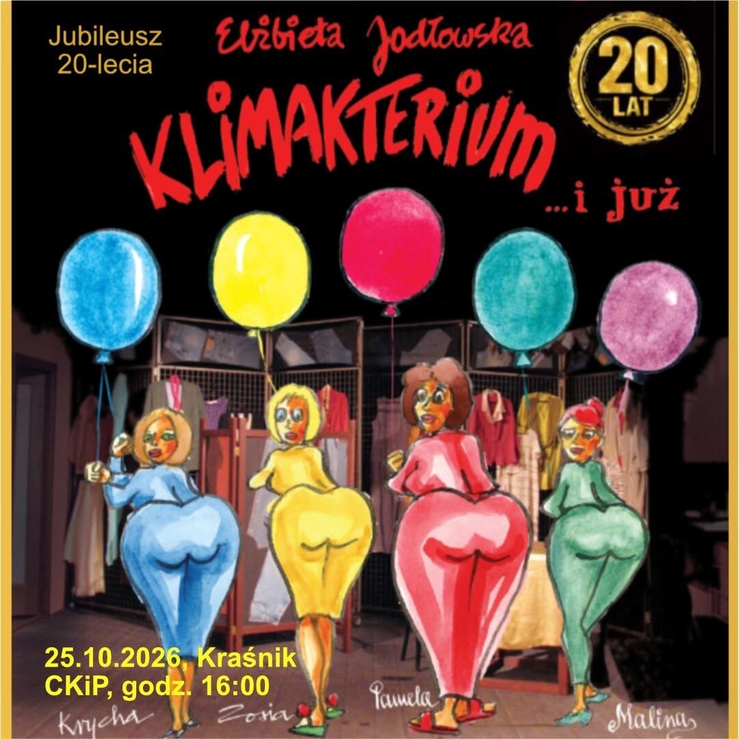 Klimakterium i już" - Jubileusz 20-lecia, plakat wydarzenia