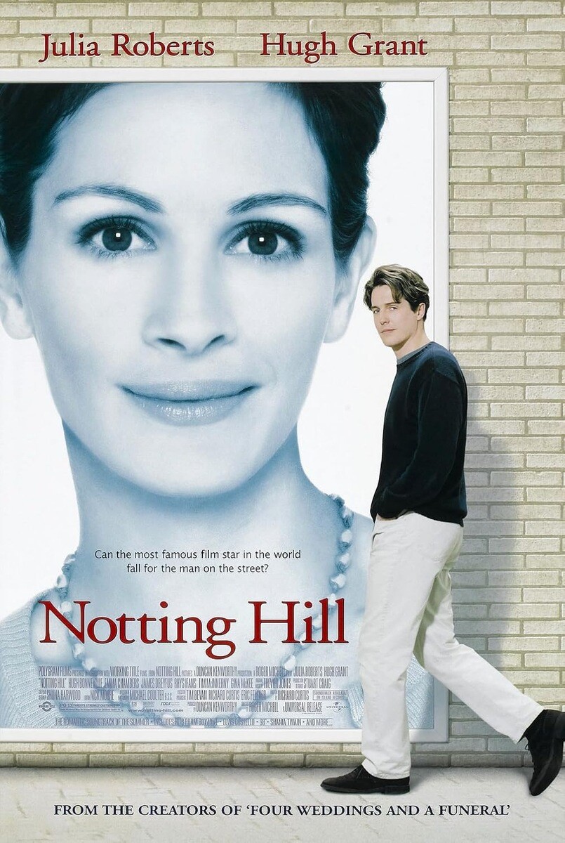NOTTING HILL przed filmem wykład prof. Marka Hendrykowskiego, plakat wydarzenia