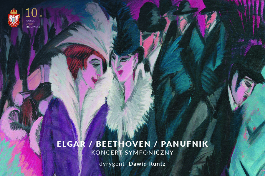 ELGAR – BEETHOVEN – PANUFNIK, plakat wydarzenia