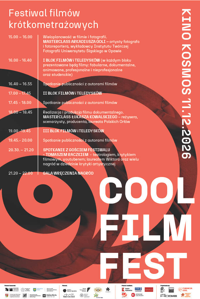 III BLOK FILMÓW i TELEDYSKÓW, plakat wydarzenia