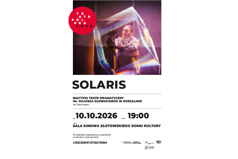Solaris. Bałtycki Teatr Dramatyczny, plakat wydarzenia