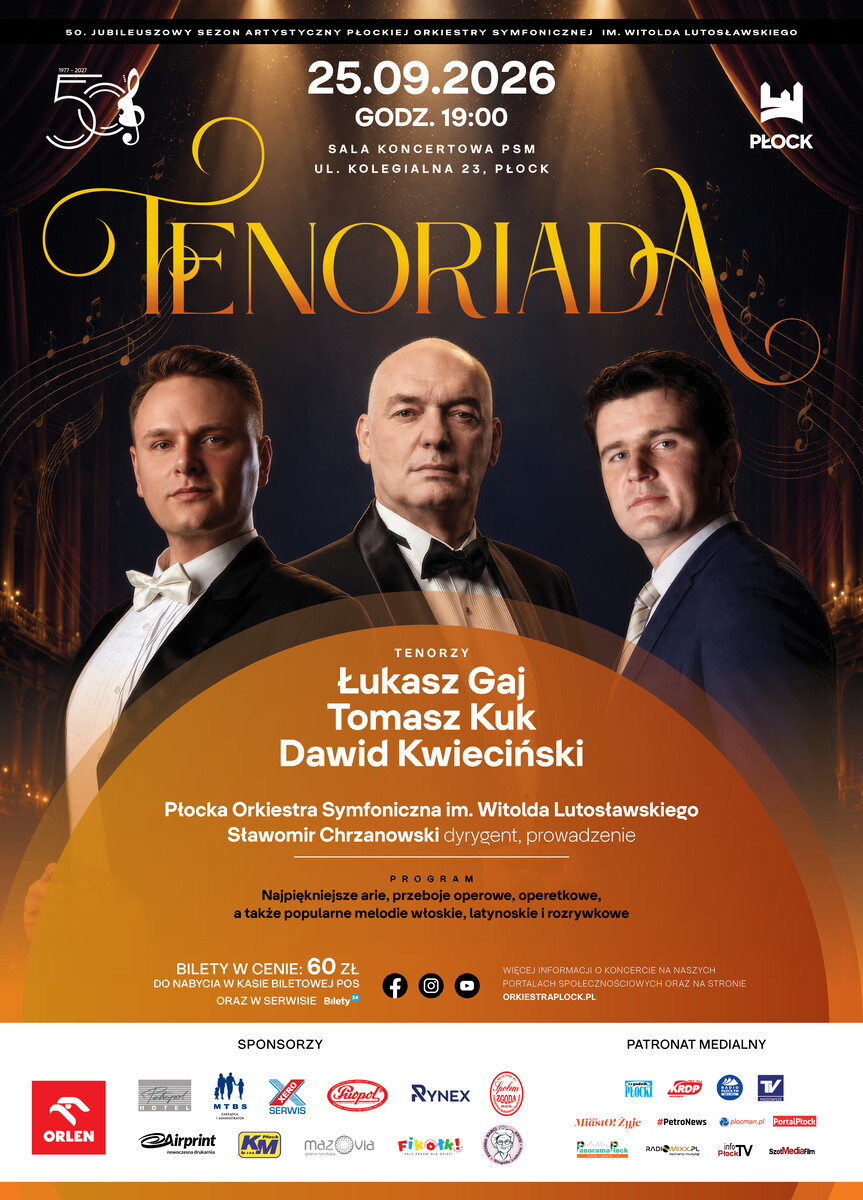 TENORIADA, plakat wydarzenia