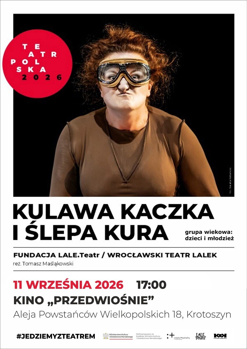Kulawa kaczka i ślepa kura, plakat wydarzenia