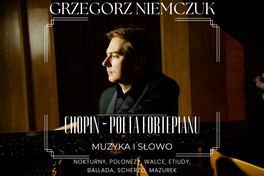 Chopin - Poeta Fortepianu, plakat wydarzenia