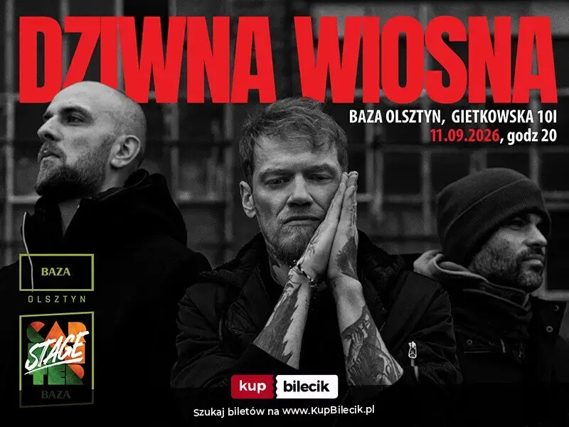 koncert | 11.09.2026 | Baza Olsztyn, plakat wydarzenia