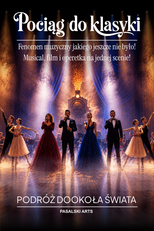 Pociąg do klasyki – Podróż dookoła świata, plakat wydarzenia