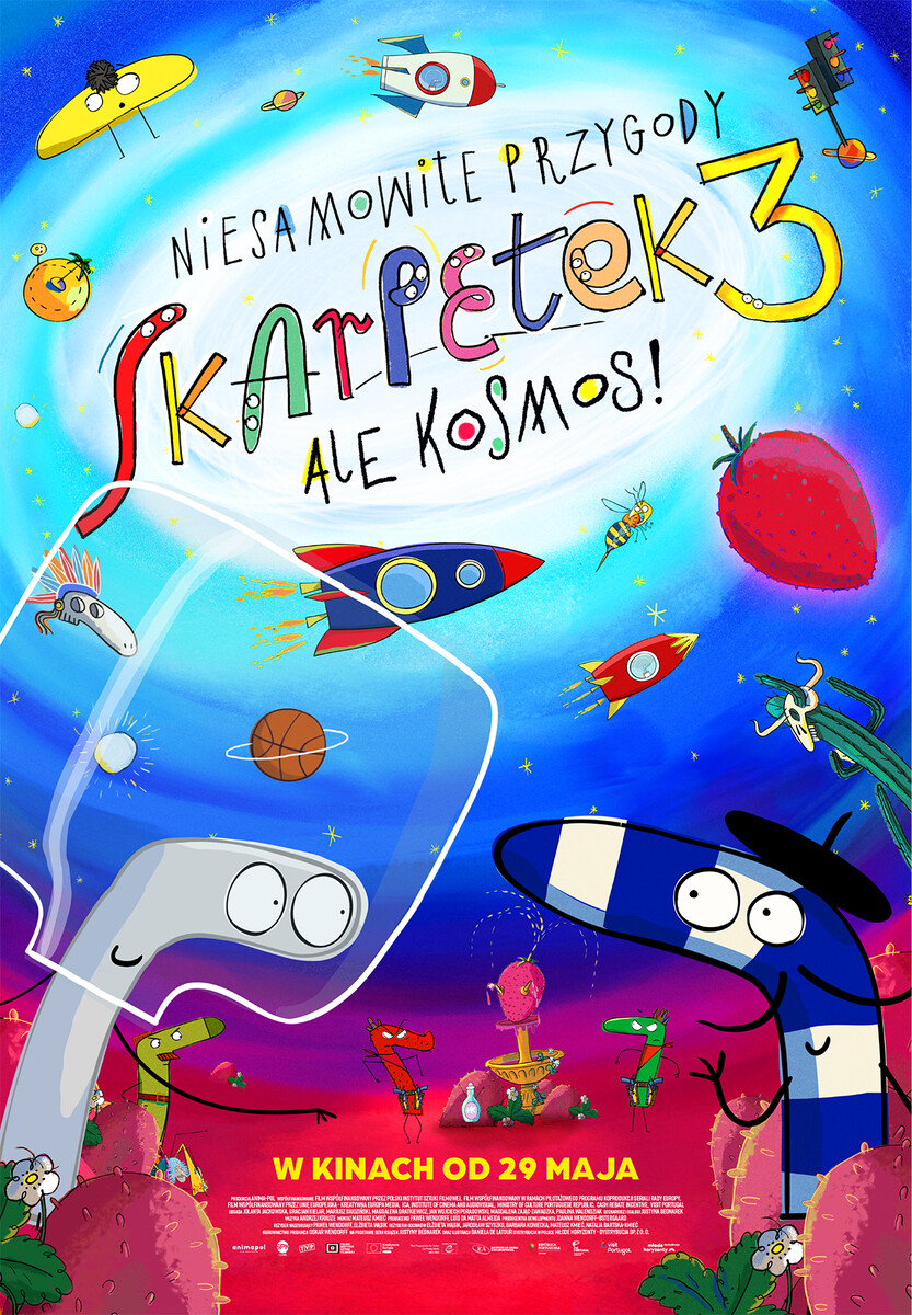 Niesamowite przygody skarpetek 3. Ale kosmos!, plakat wydarzenia