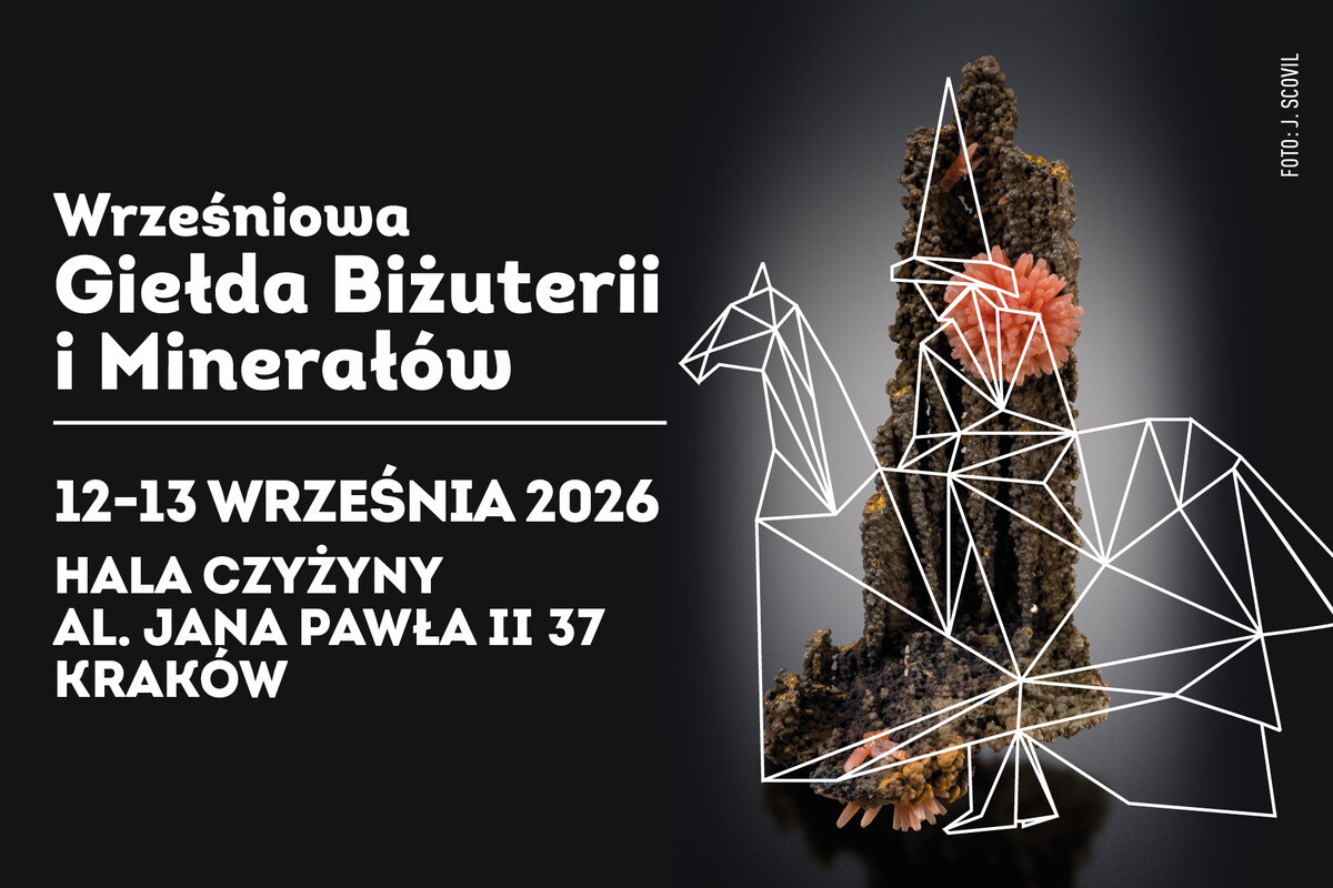 Wrześniowa Giełda Biżuterii i Minerałów w Krakowie, plakat wydarzenia