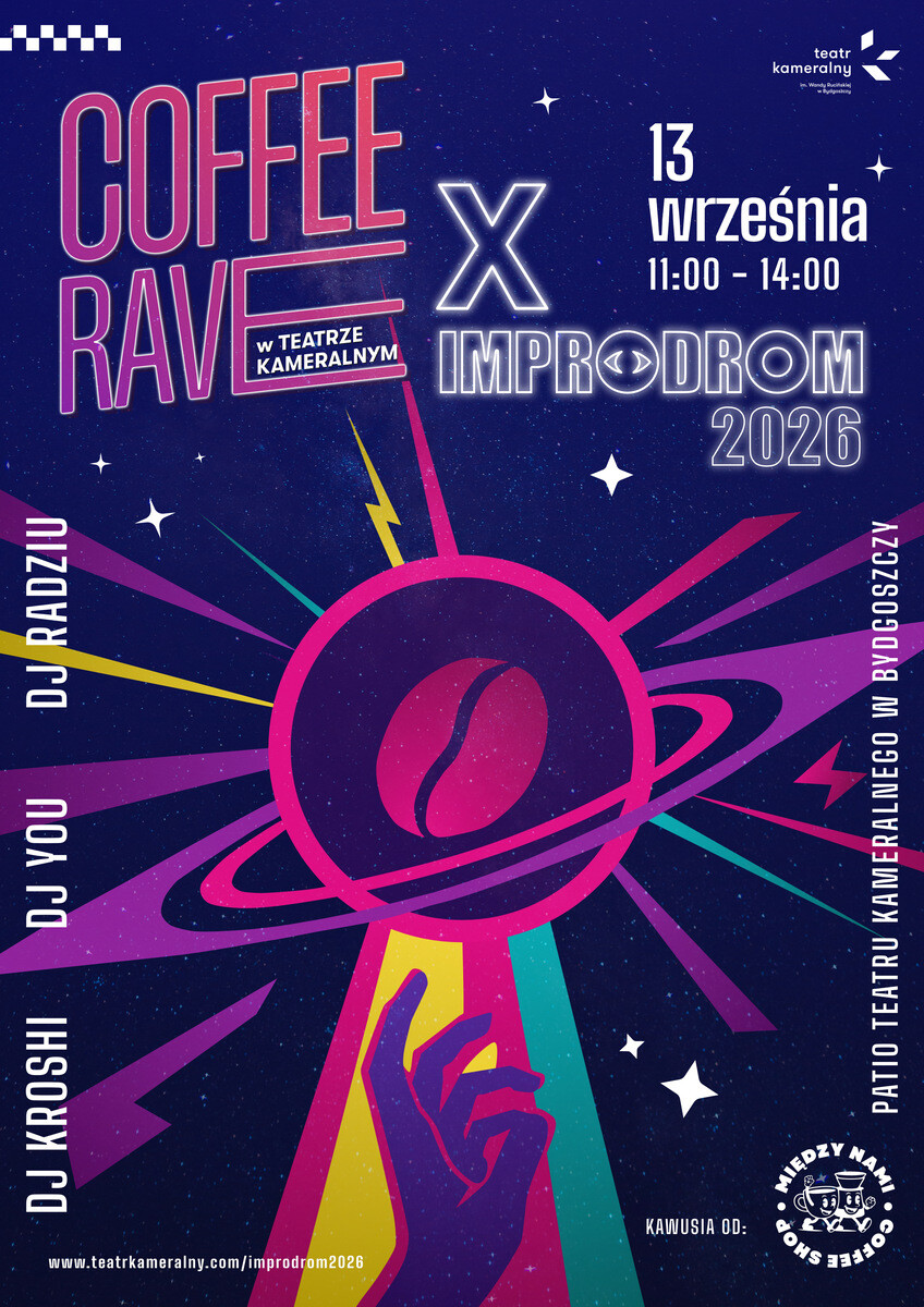 Coffee Rave, plakat wydarzenia