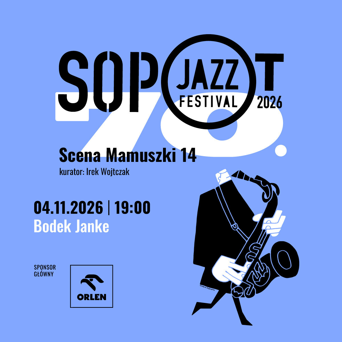 Sopot Jazz Festival 2026: Bodek Janke, plakat wydarzenia
