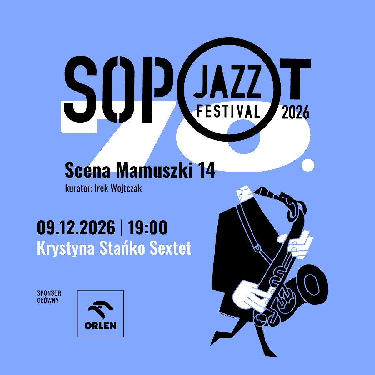 Sopot Jazz Festival 2026 - Krystyna Stańko Sextet, plakat wydarzenia