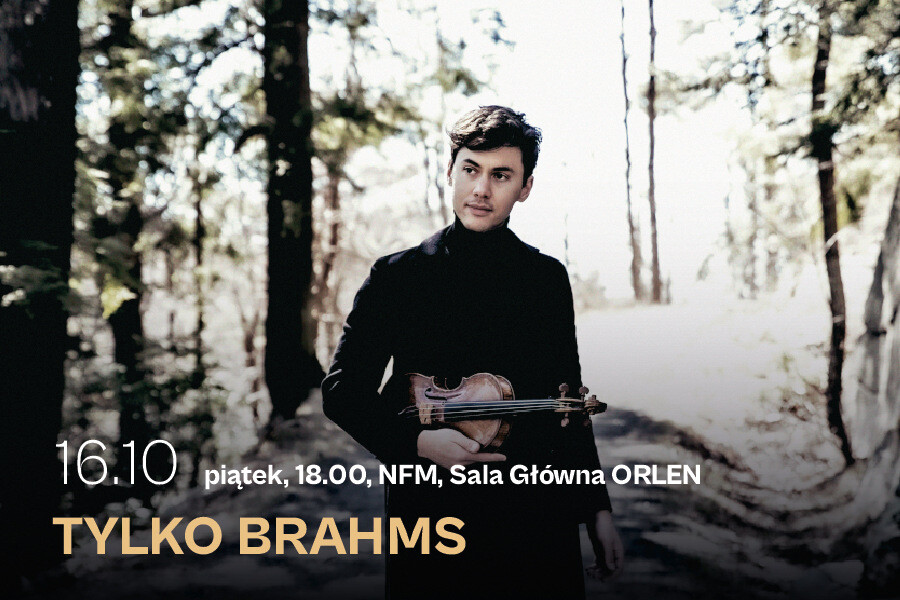 Tylko Brahms, plakat wydarzenia