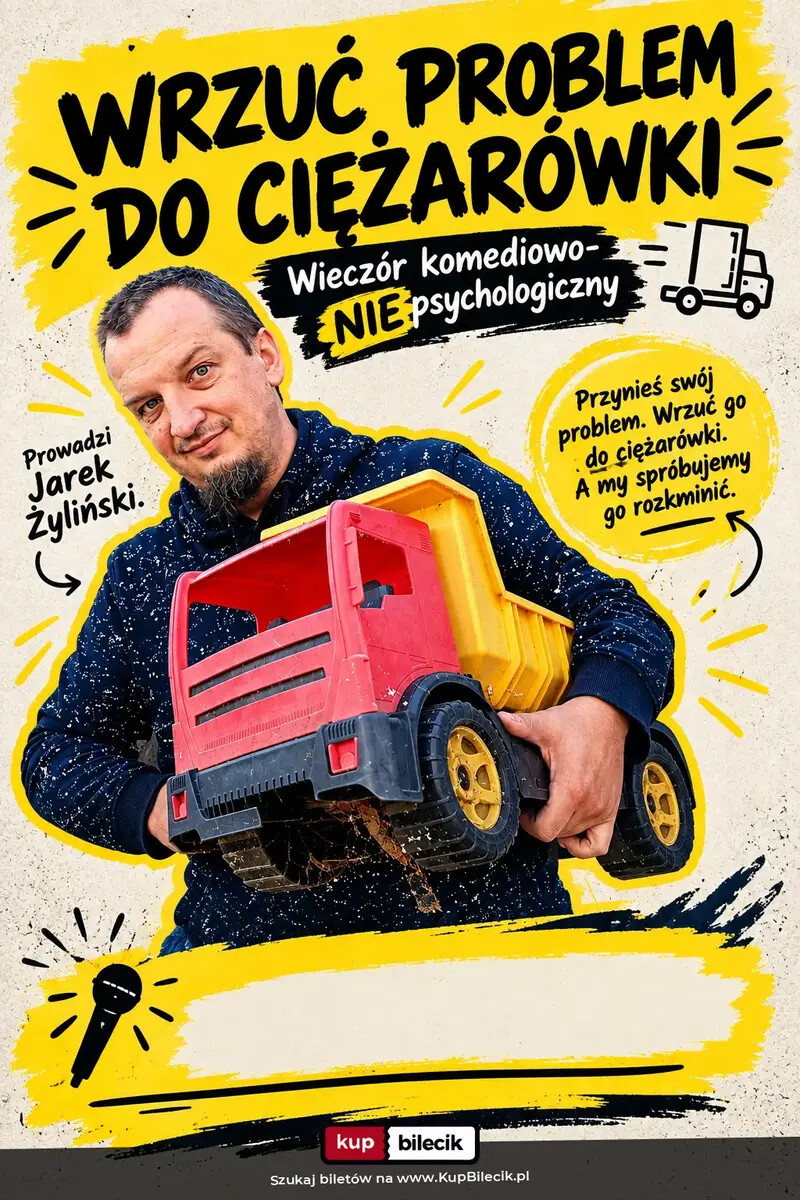 Wrzuć problem do ciężarówki #1 - Gość: Kamila Papaj, plakat wydarzenia