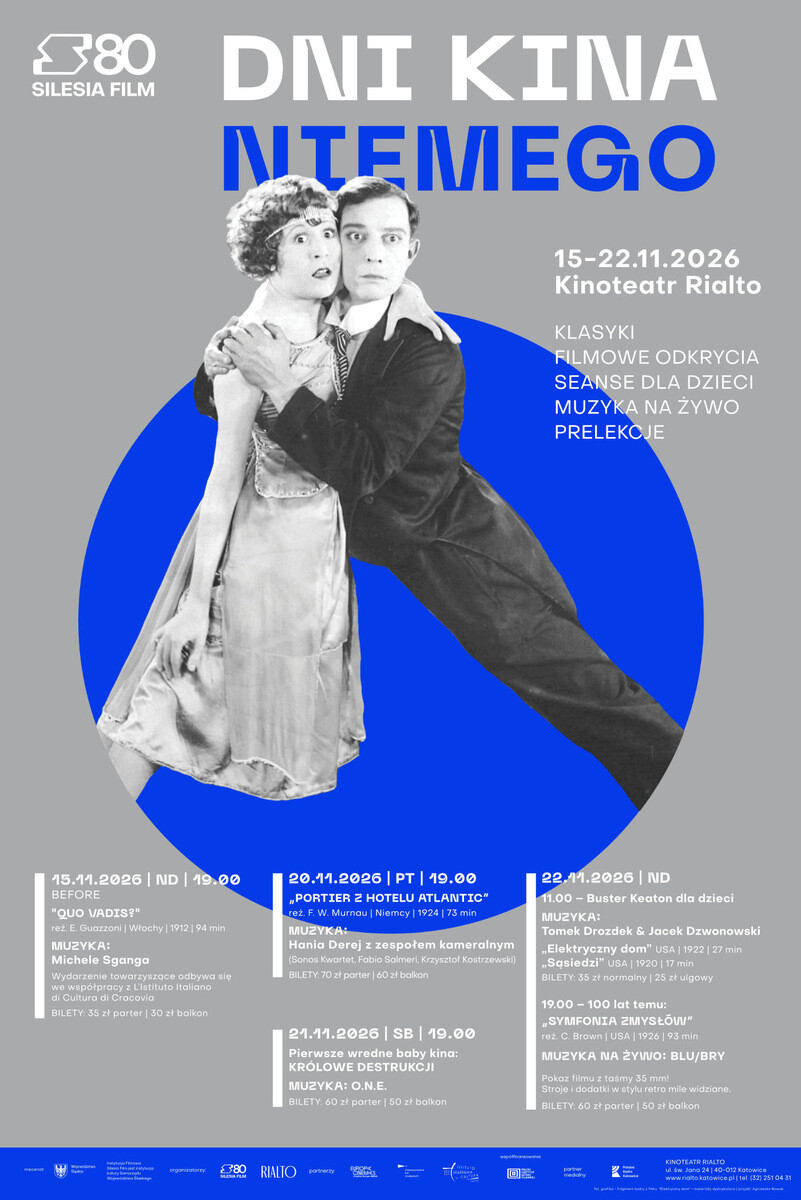 Dni Kina Niemego - 100 lat temu: SYMFONIA ZMYSŁÓW, plakat wydarzenia