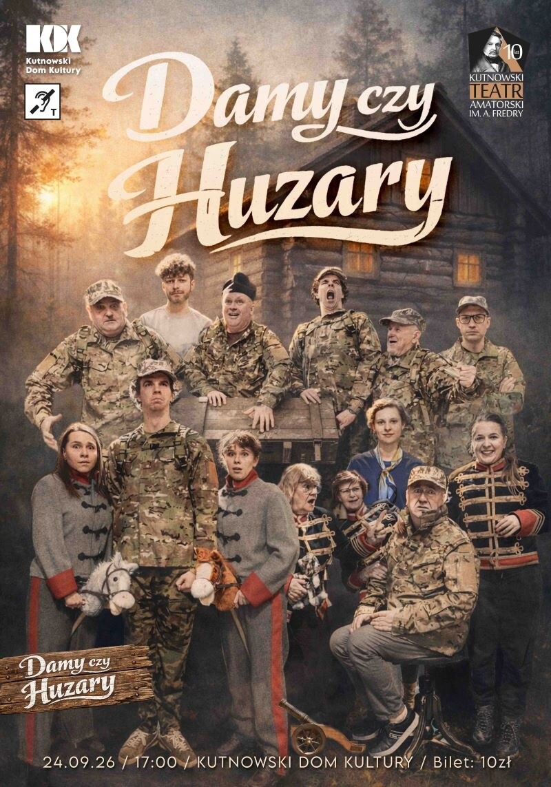Damy czy Huzary, plakat wydarzenia