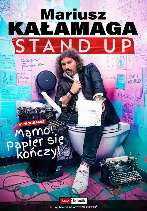 Mamo! Papier się kończy!, plakat wydarzenia