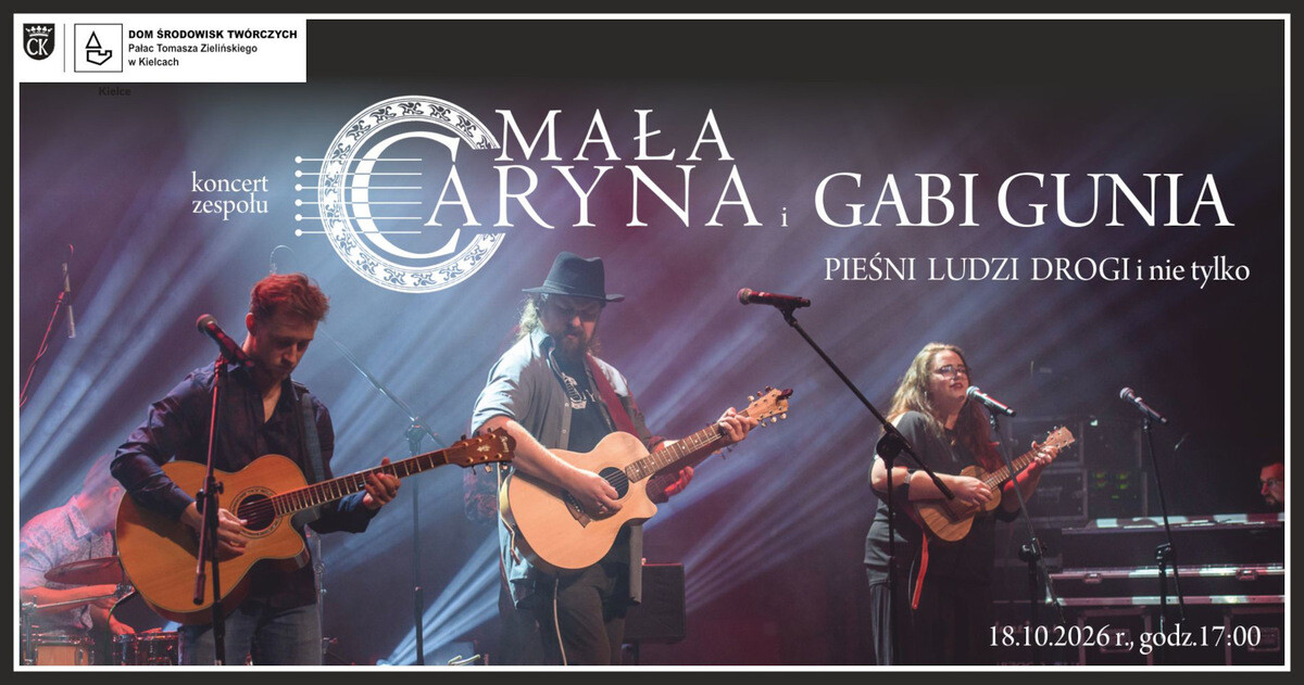 Mała Caryna i Gabi Gunia – „Pieśni ludzi drogi” i nie tylko…, plakat wydarzenia