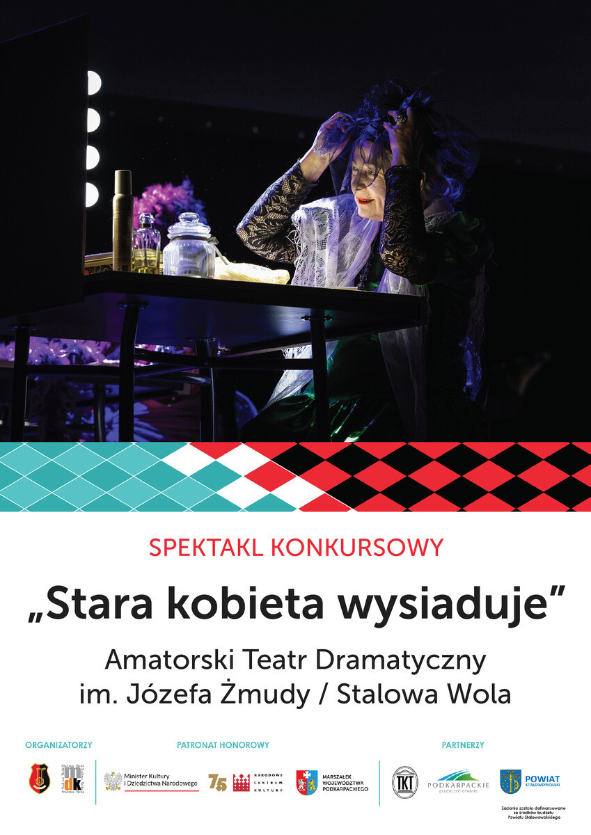 „Stara kobieta wysiaduje” - RELACJE XI, plakat wydarzenia