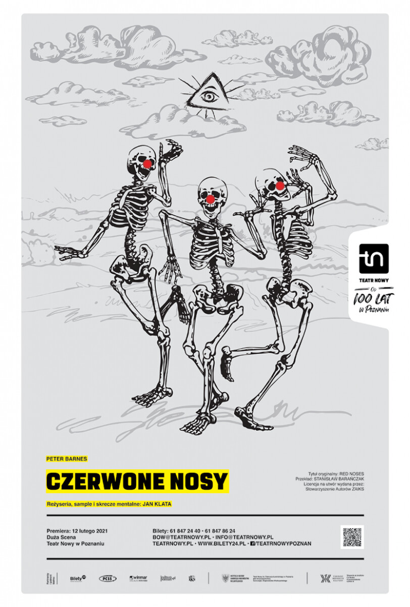 CZERWONE NOSY, plakat wydarzenia