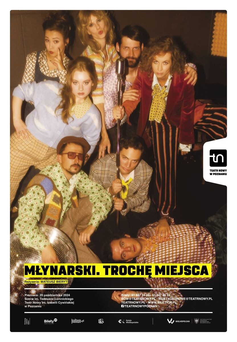 MŁYNARSKI. TROCHĘ MIEJSCA, plakat wydarzenia