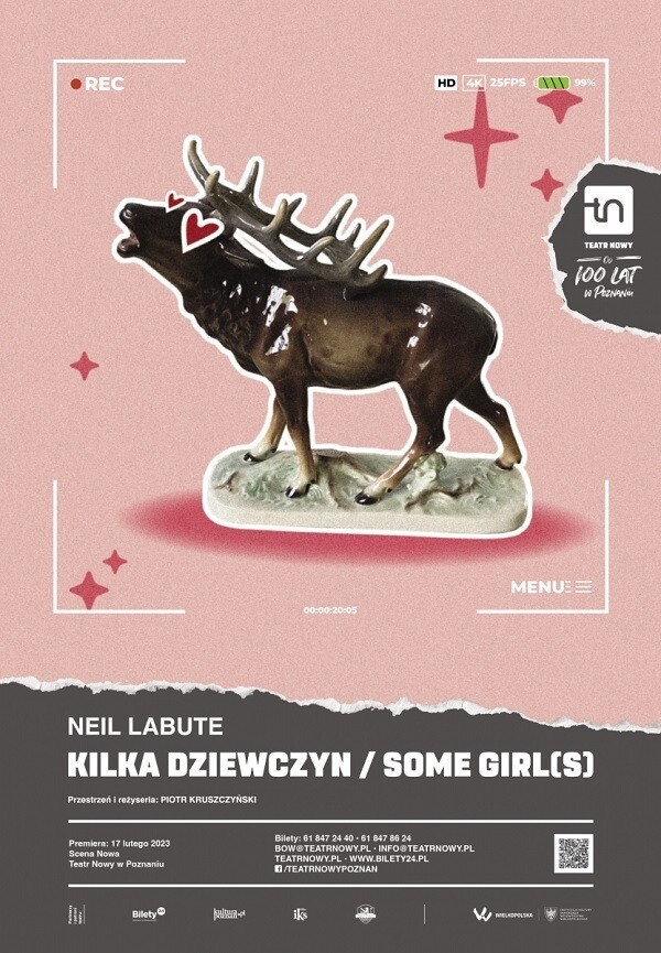 KILKA DZIEWCZYN / SOME GIRL, plakat wydarzenia