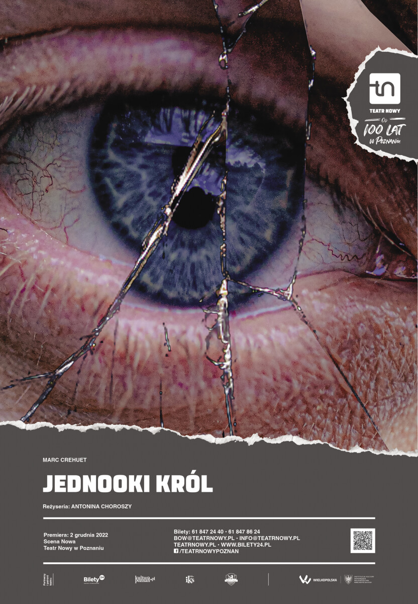 JEDNOOKI KRÓL, plakat wydarzenia