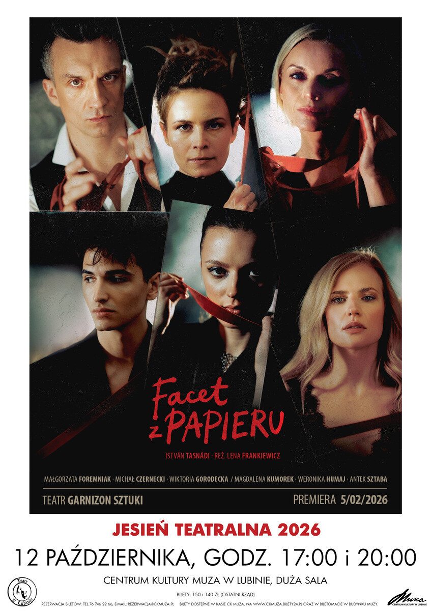 FACET Z PAPIERU – Teatr Garnizon Sztuki - Warszawa, plakat wydarzenia