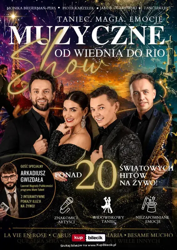 Muzyczne Show Roku: Od Wiednia do Rio de Janeiro