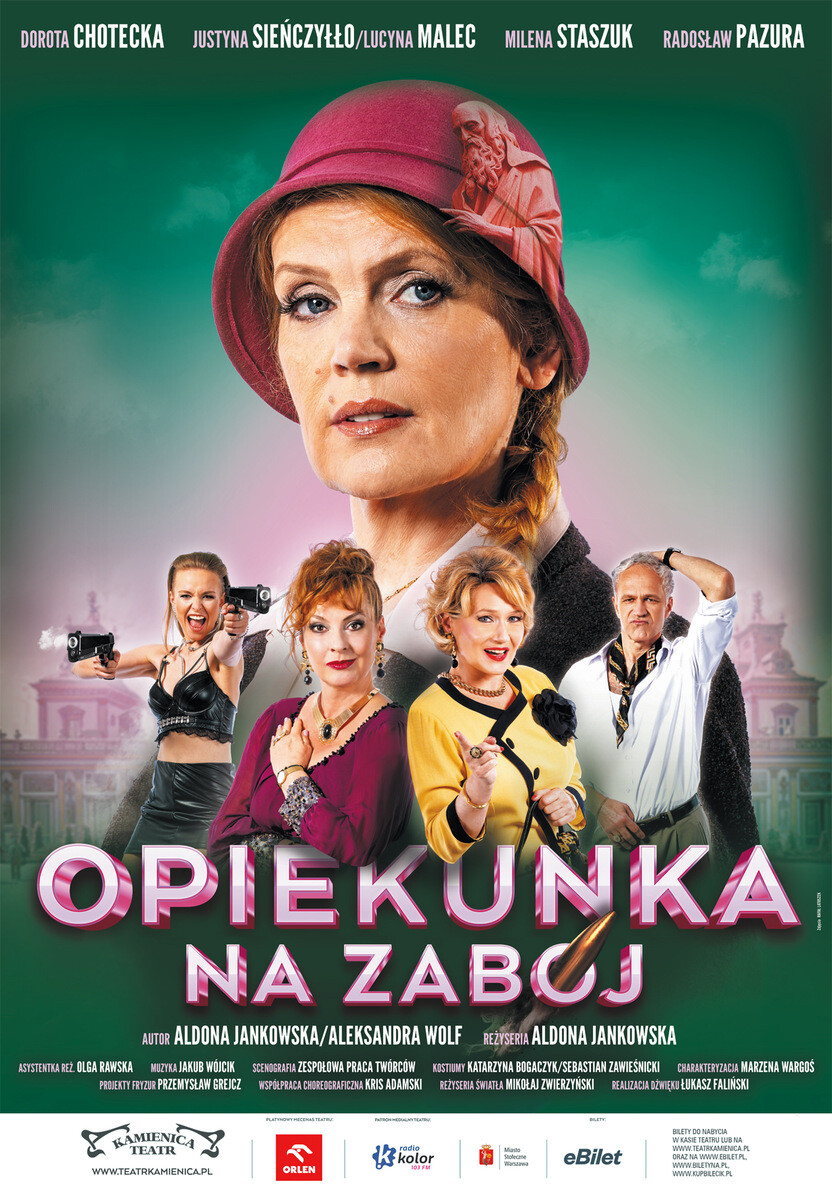 Opiekunka na zabój - spektakl sylwestrowy, plakat wydarzenia