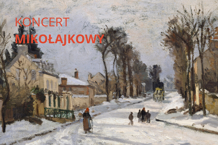 KONCERT MIKOŁAJKOWY, plakat wydarzenia