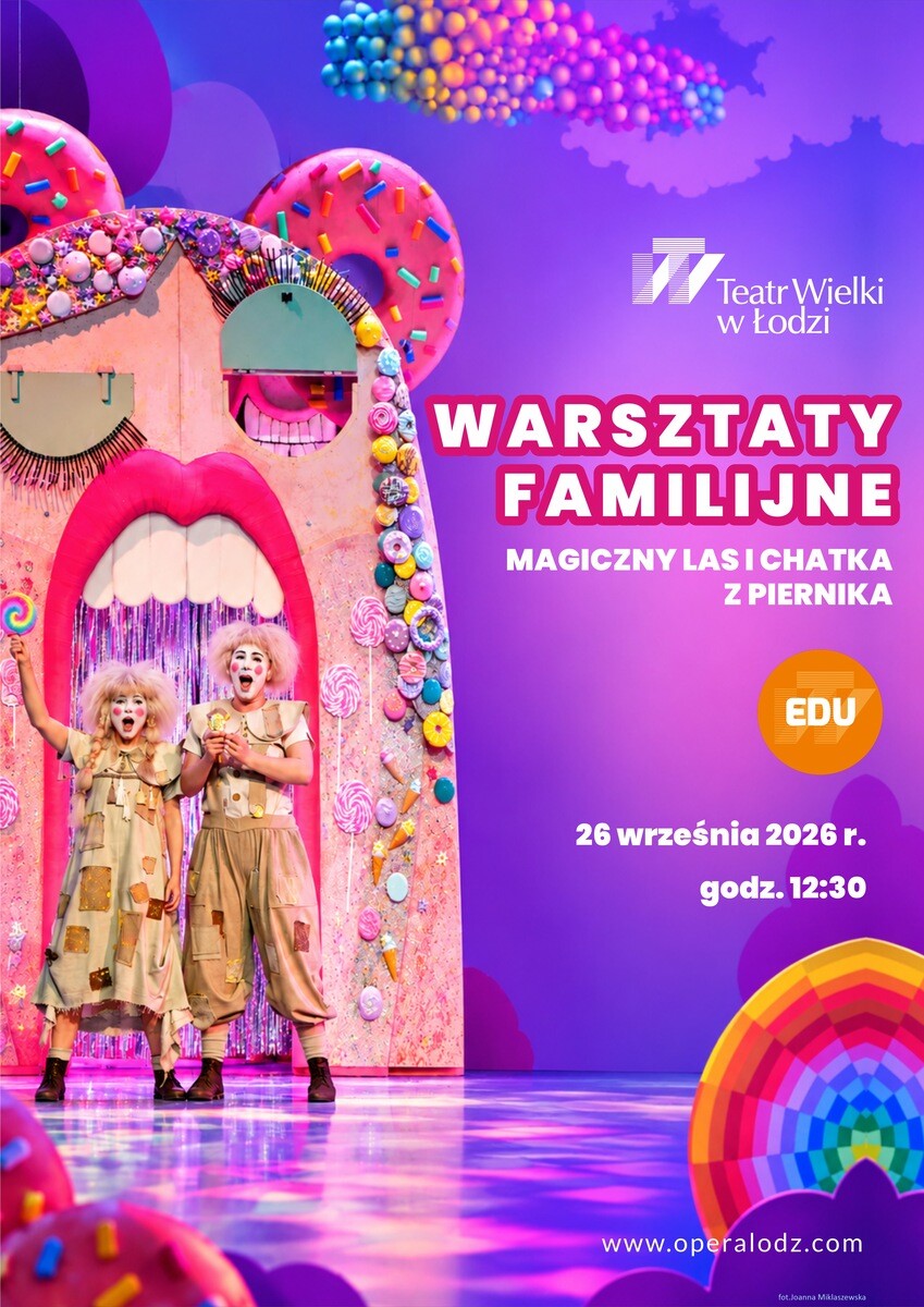 MAGICZNY LAS I CHATKA Z PIERNIKA, plakat wydarzenia