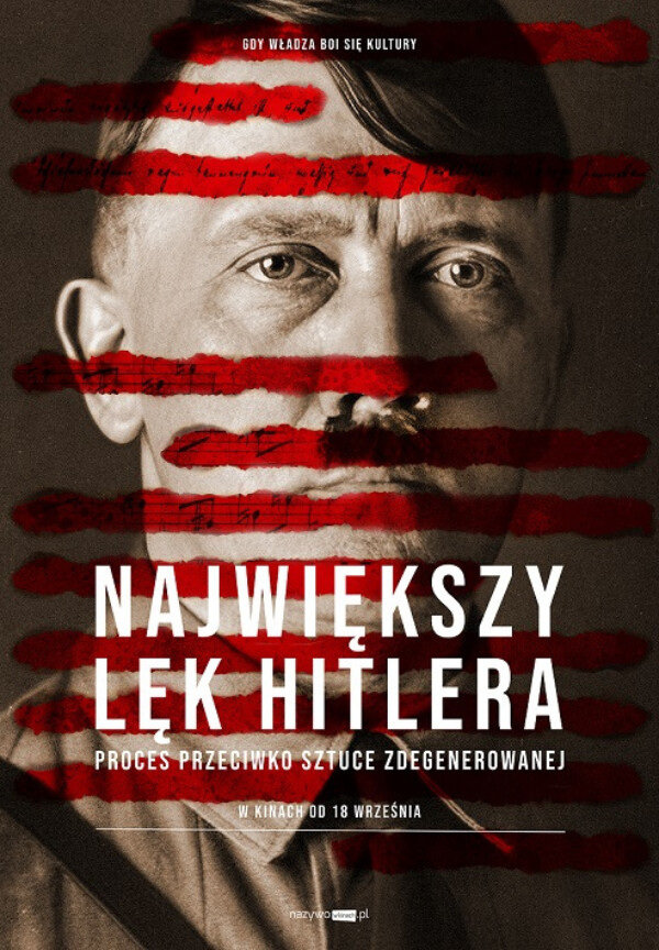 Największy lęk Hitlera: Proces przeciwko sztuce zdegenerowanej, plakat wydarzenia