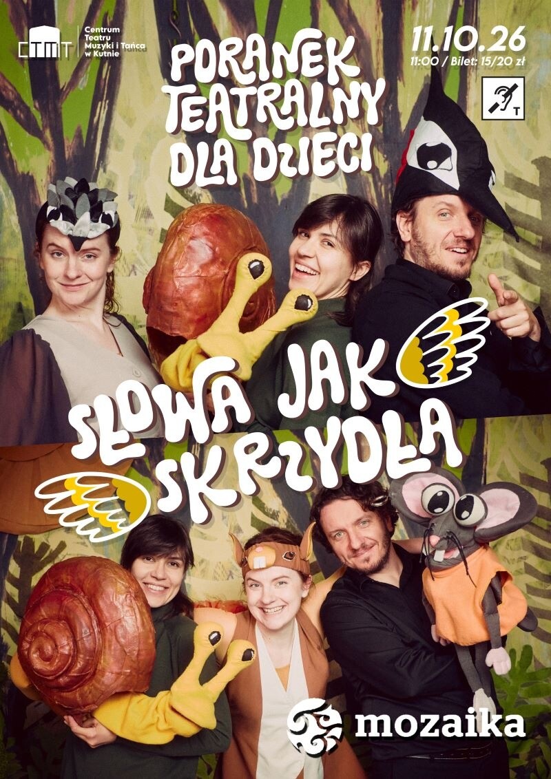 Słowa jak skrzydła, plakat wydarzenia