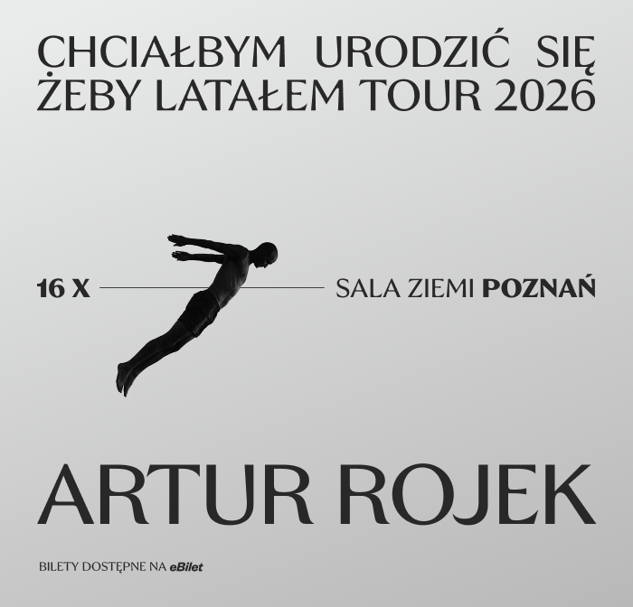 Artur Rojek, plakat wydarzenia