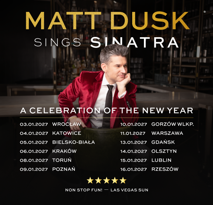 Matt Dusk, plakat wydarzenia