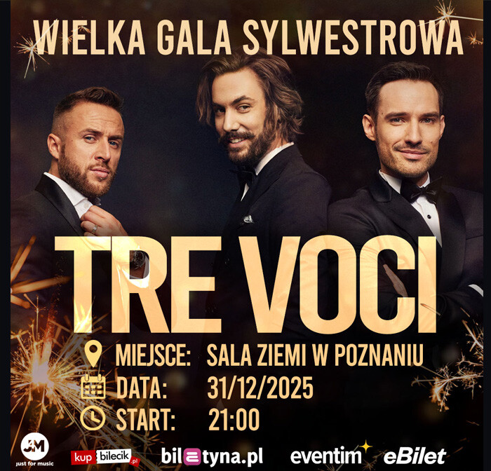 TRE VOCI, plakat wydarzenia