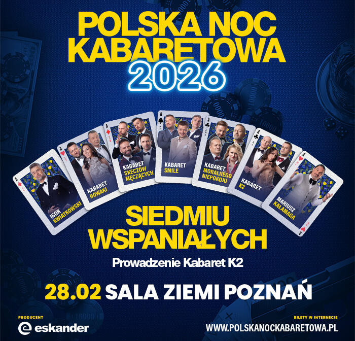 Polska Noc Kabaretowa, plakat wydarzenia
