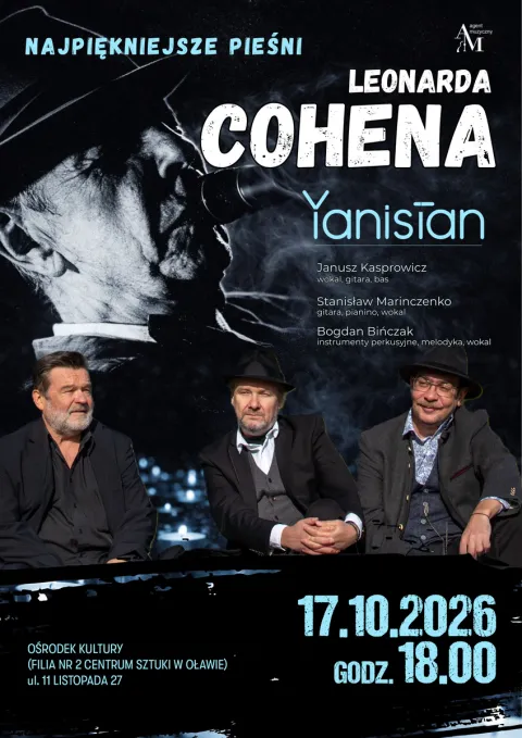 YANISTAN  -  PIOSENKI LEONARDA COHENA