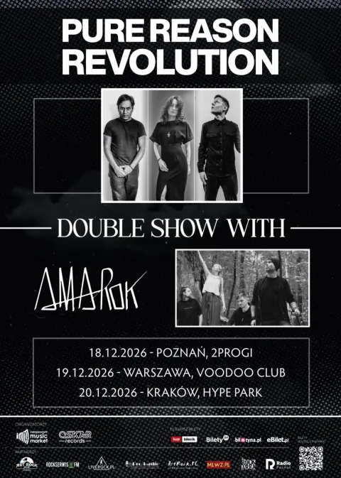 Pure Reason Revolution - Double Show with Amarok - 20.12.2026 – Kraków, Hype Park