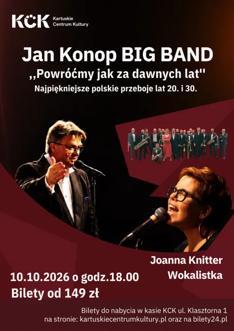 Jan Konop BIG BAND ,,Powróćmy jak za dawnych lat''