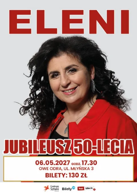 ELENI z ZESPOŁEM- JUBILEUSZ 50-LECIA koncert