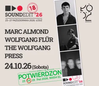 Soundedit '26 | Marc Almond, The Wolfgang Press, Wolfgang Flür - zdjęcie 3