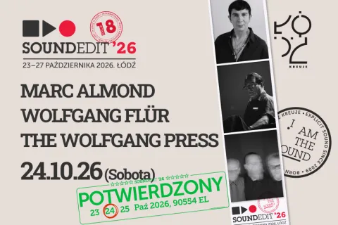 Soundedit '26 | Marc Almond, The Wolfgang Press, Wolfgang Flür