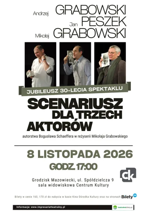 Scenariusz dla trzech aktorów